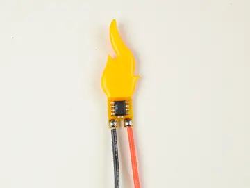 LED Flackerkerze / Feuerimitation