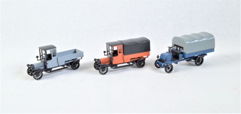 3x Lieferwagen LKW-Automodell