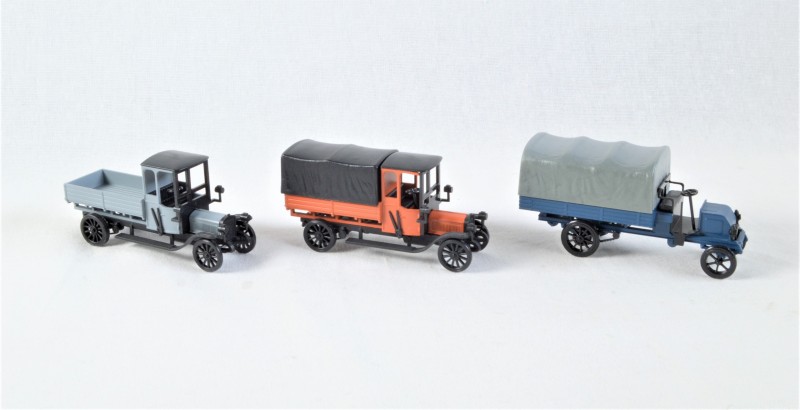 3x Lieferwagen LKW-Automodell