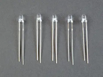5 x LED gelb klar 3 mm
