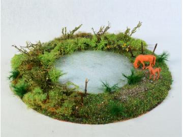Diorama: "Pferde"