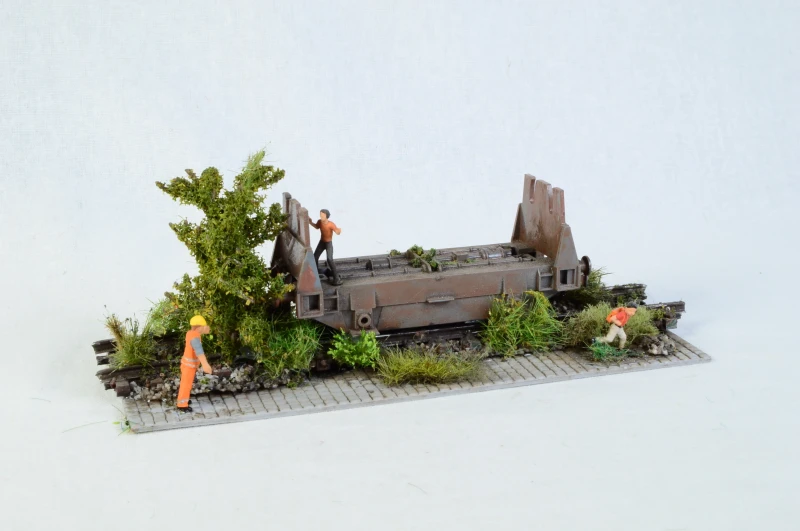 Der alte Waggon: "Erwischt"