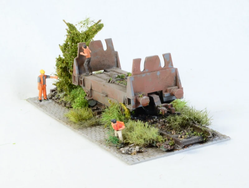 Der alte Waggon: "Erwischt"