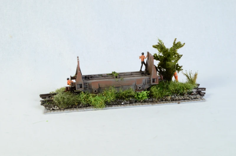 Der alte Waggon: "Erwischt"