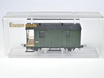 Eggerbahn Packwagen grün m. Plattform