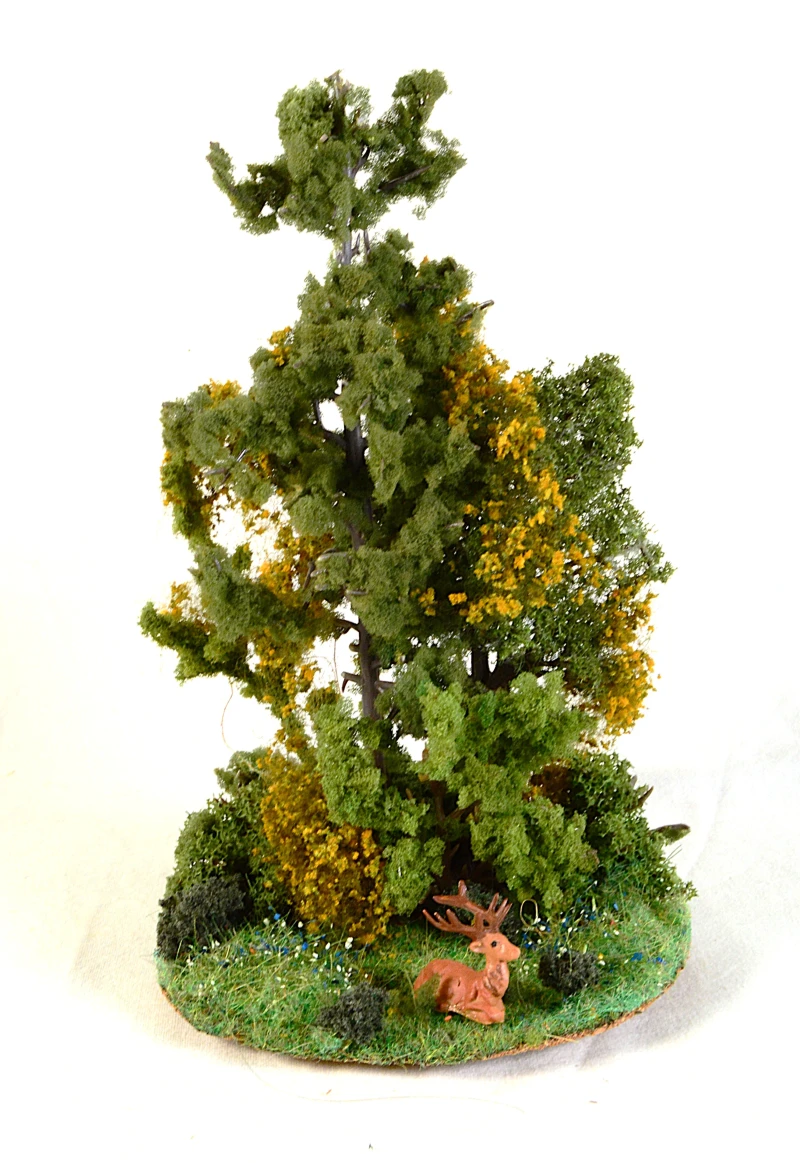 Feldinsel - liegender Hirsch