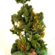 Feldinsel - liegender Hirsch