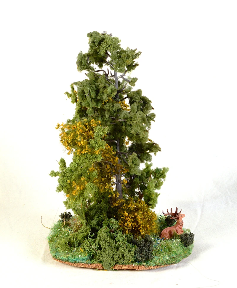 Feldinsel - liegender Hirsch