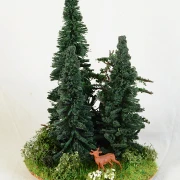 Feldinsel - Rehbock + Tannen