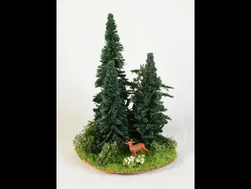 Feldinsel - Rehbock + Tannen