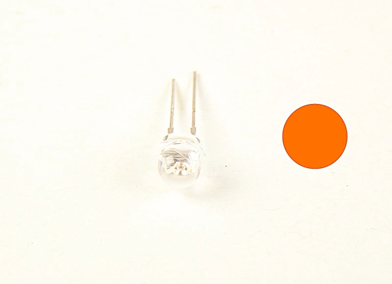 LED 5 mm strawhat orange