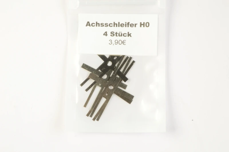 4 x Achsschleifer H0 ( f. Wagonbeleuchtung )