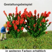 2 blühende Sträucher verschiedene Farben