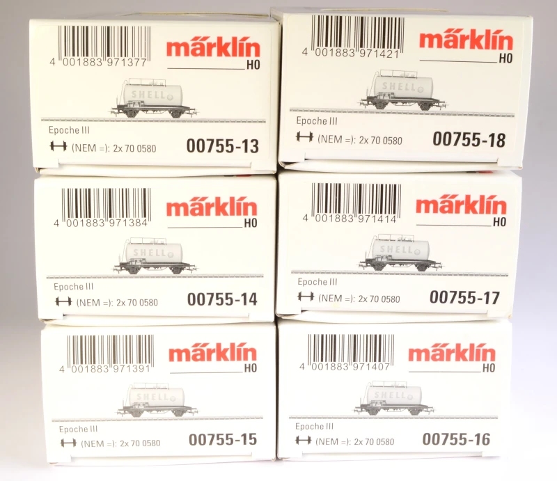Märklin H0 00755 /  Set mit 24 Güterwagen im Display