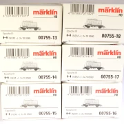 Märklin H0 00755 /  Set mit 24 Güterwagen im Display