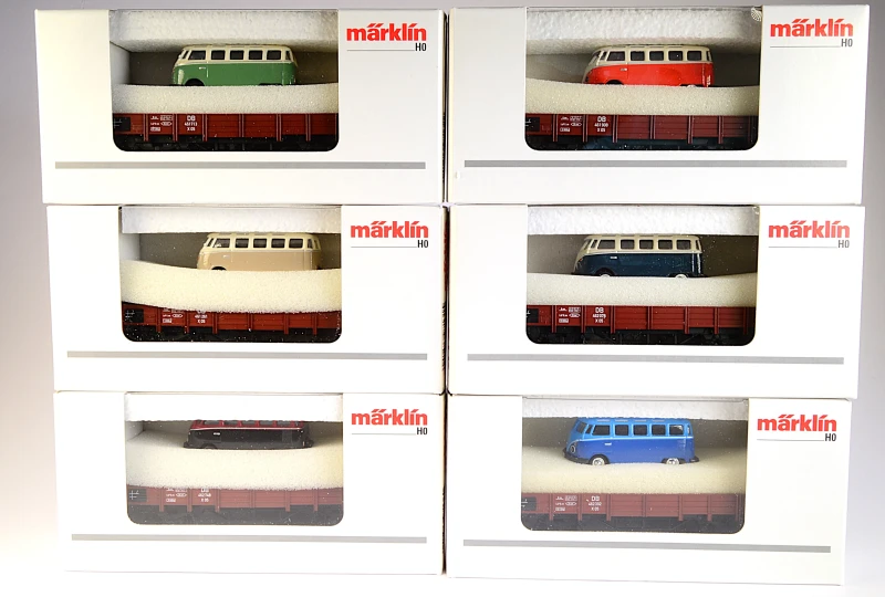 Märklin H0 00755 /  Set mit 24 Güterwagen im Display