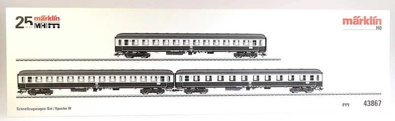 Märklin H0 43867 Schnellzugwagen-Set Ep. IV