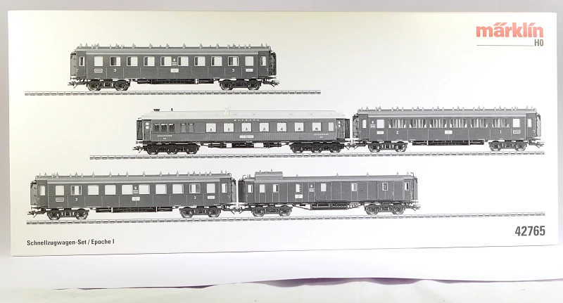 Märklin H0 42765  Schnellzugwagen-Set Ep. I