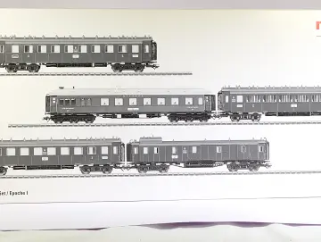Märklin H0 42765  Schnellzugwagen-Set Ep. I