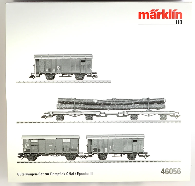 Märklin H0 46056 Güterwagen-Set z. Dampflok C 5/6 / Ep. III