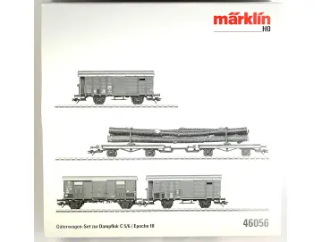 Märklin H0 46056 Güterwagen-Set z. Dampflok C 5/6 / Ep. III