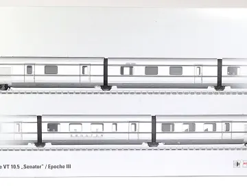 Märklin H0 39100 Tages-Gliederzug BR VT 10.5 " Senator" Dig Sound