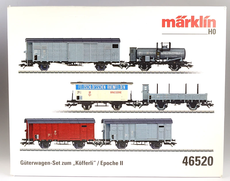 Märklin H0 46520 Güterwagen-Set zum " Köfferli " Ep. I