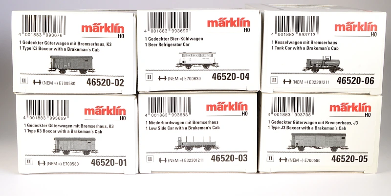 Märklin H0 46520 Güterwagen-Set zum " Köfferli " Ep. I