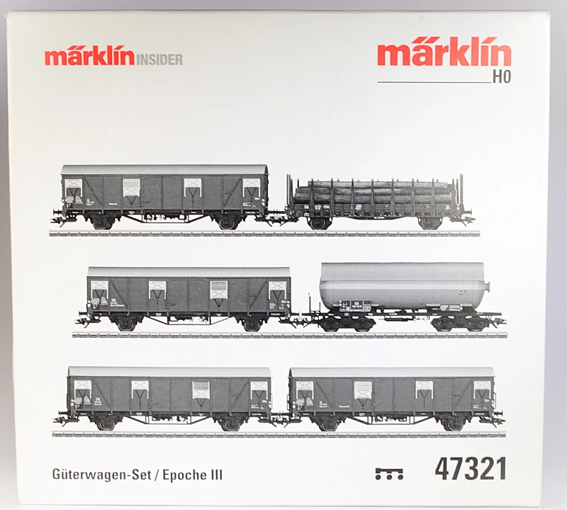 Märklin H0 47321 Güterwagen-Set Ep. III