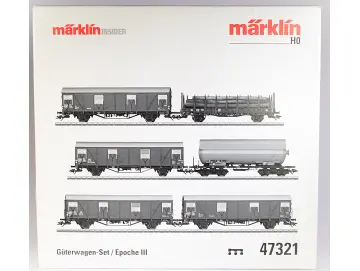 Märklin H0 47321 Güterwagen-Set Ep. III