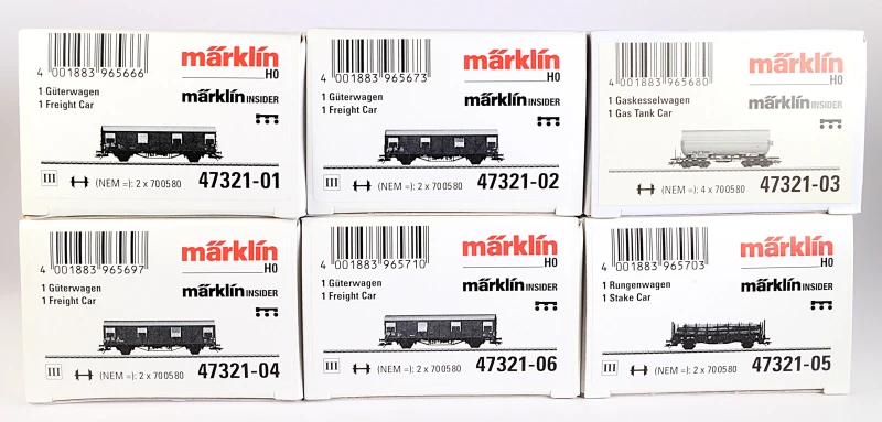 Märklin H0 47321 Güterwagen-Set Ep. III