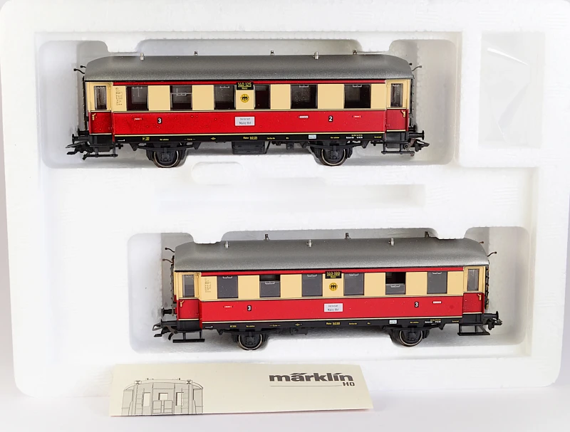 Märklin H0 43352  / 2 Beiwagen zu Triebwagen der DRG