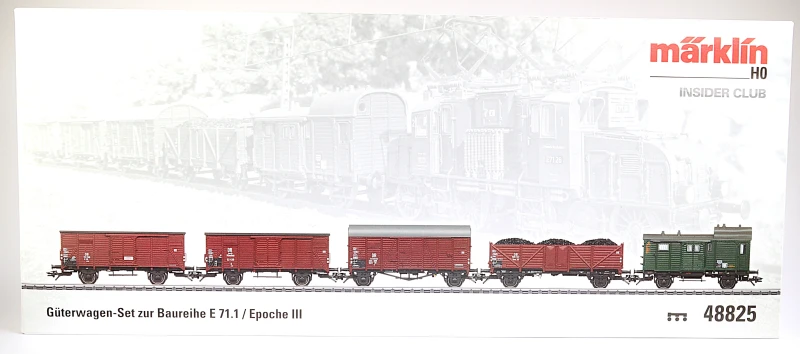 Märklin Insider H0 Güterwagen-Set zur BR E71.1 / Ep. III