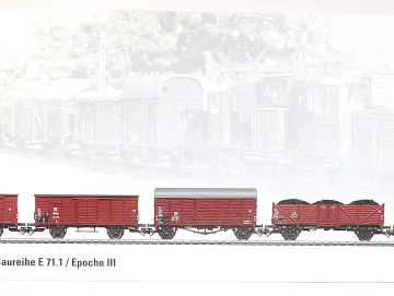 Märklin Insider H0 Güterwagen-Set zur BR E71.1 / Ep. III