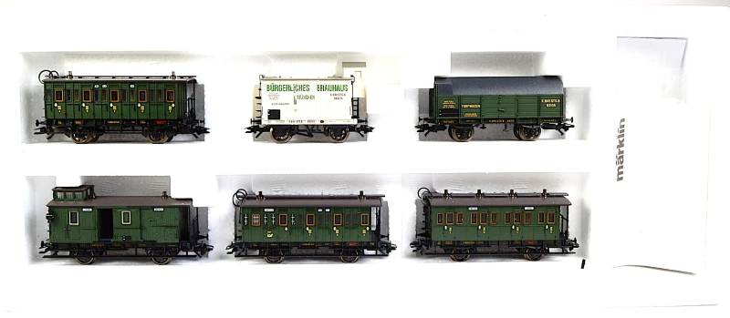Märklin Bayerisches Personenwagen-Set Ep.I