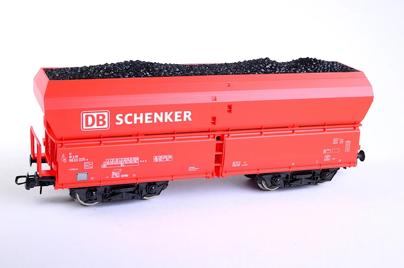 Roco H0 56339 / Selbstentladewagen, DB Schenker , Ep. VI / rot