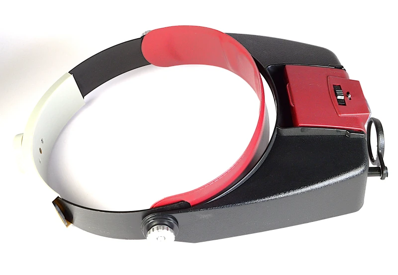 LED-Kopfbandlupe 10fache Vergr.