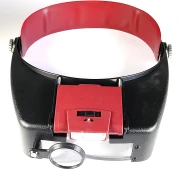 LED-Kopfbandlupe 10fache Vergr.