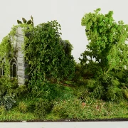 Diorama: gotische Ruine