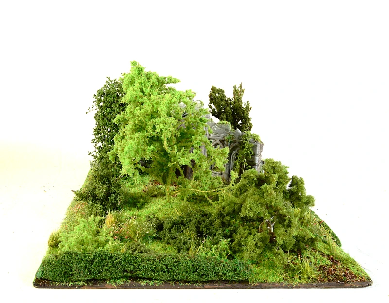 Diorama: gotische Ruine